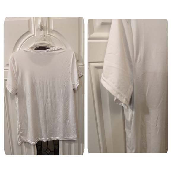 5/$25 silky, stretchy skull pineapple short sleeve t-shirt, XXL (fits like L/XL - Picture 2 of 4